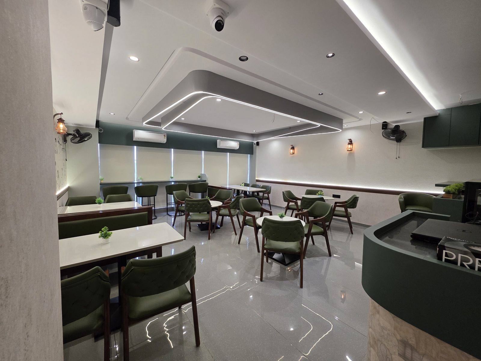 Inside Fanus Cafe & Restro